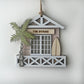 Personalized Cabana Christmas Ornament