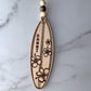 Personalized Engraved Surfboard Ornament